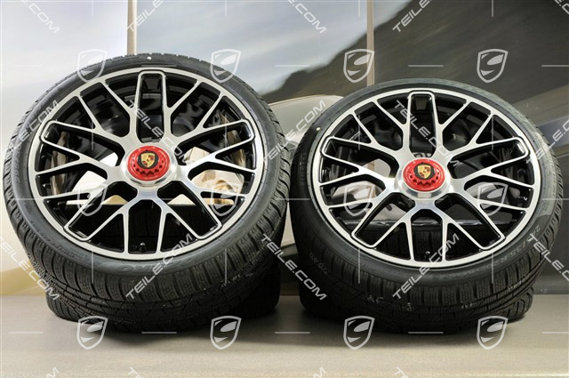 GT3 20" winter wheels  "Turbo S" central locking, 9J x 20 ET51 + 11J x 20 ET59 + Pirelli winter tyres 245/35 R20+295/30 R20, TPMS.