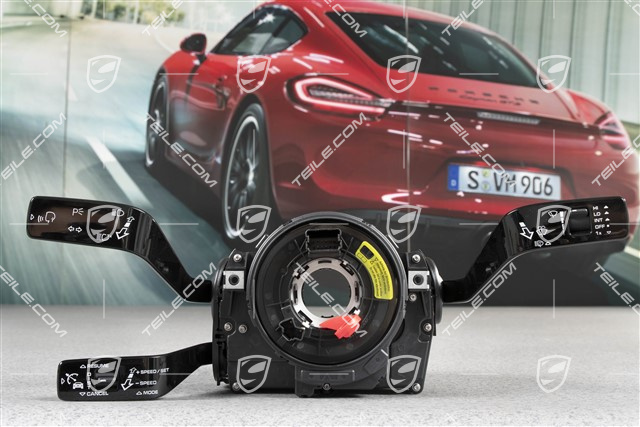Steering column stalk switch, ACC High / headlight cleaning system / w/o rear wiper / 3-spoke multifunction steering wheel
