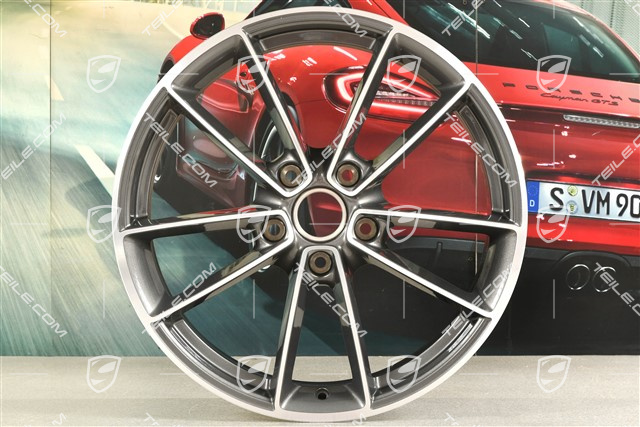 20-inch wheel rim Carrera Classic, 8,5J x 20 ET53, Titan