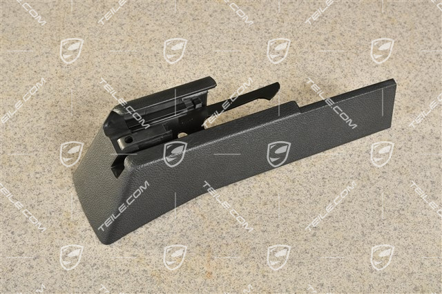 Abdeckung, Abdeckschiene für Vordersitz, Hinten, Schwarz