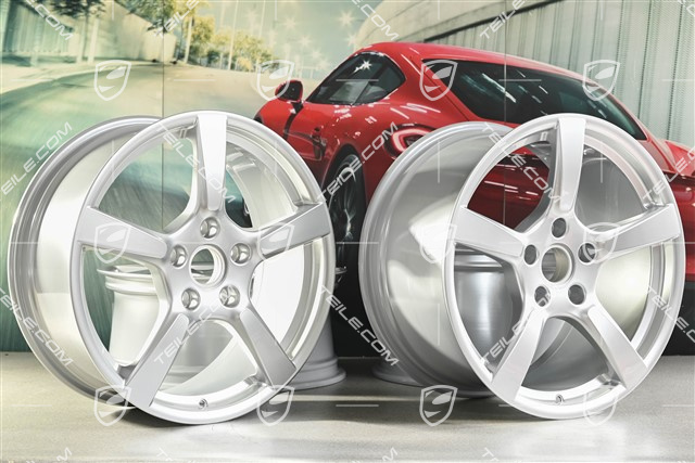 19-inch Cayman S wheel rim set, 8J x 19 ET57 + 10J x 19 ET45