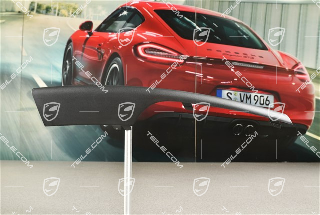Front bumper disc / trim, lower, Satin Black, R