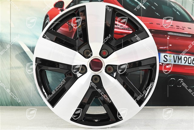 20" Felga Cayenne Basis Aero, 10,5J x 20 ET55, czarny wysoki połysk