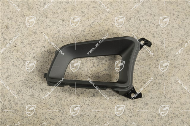 Trim, Rear, Sports Steering wheel, Black, L