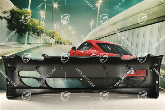 Front bumper, with headlight washer system and PDC sensors USA