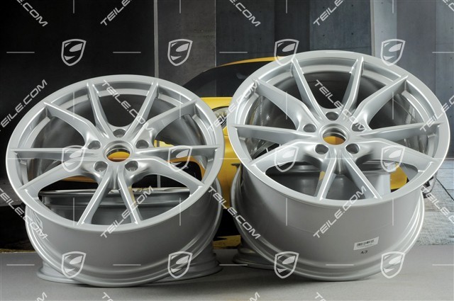 20" Carrera S (IV) komplet felg, felgi 8,5 J x 20 ET49 + 11,5 J x 20 ET76, do użytku z oponami letnimi