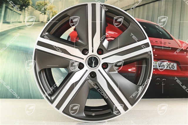 22" felga Macan Exclusive Design, 11J x 22 ET47, Turbonite, lewa