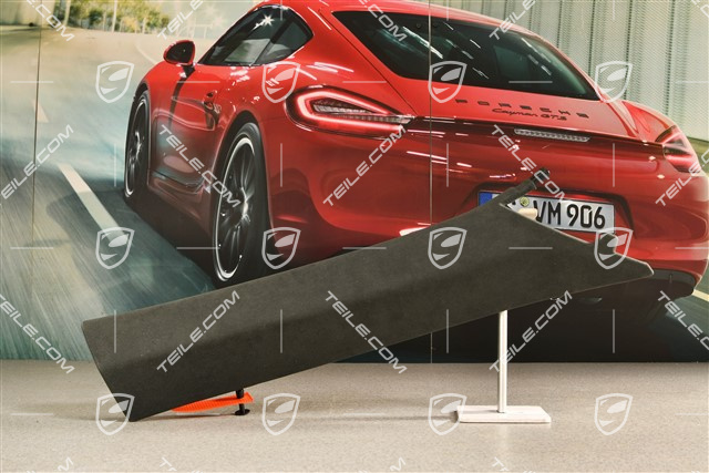 Verkleidung von A-Säule, Alcantara, Schwarz, R