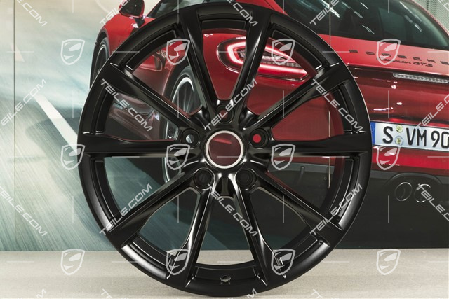 19" Felge Boxster S, 10J x 19 ET45, schwarz Seidenmatt