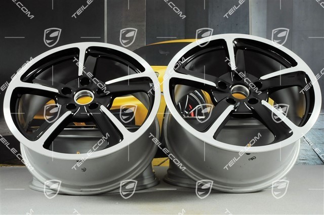 20" SportTechno Felgensatz 8.5J x 20 ET57 + 10J x 20 x ET50, schwarz hochglanz