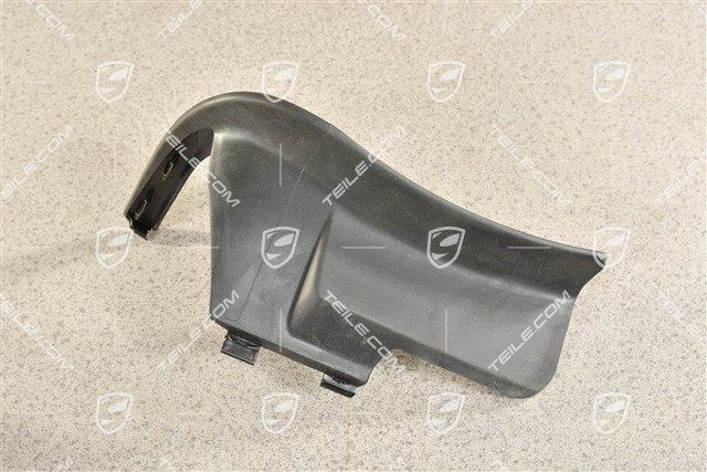 Gummilippe der Schwellerblende, hinten, schwarz, L