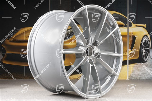 21" Felga Carrera S, 11,5 J x 21 ET67, srebrny brylantowy chrom