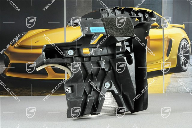 Retaining frame, incl. heat shield, GT3 RS, R Retaining frame, incl. heat shield, GT3 RS, R