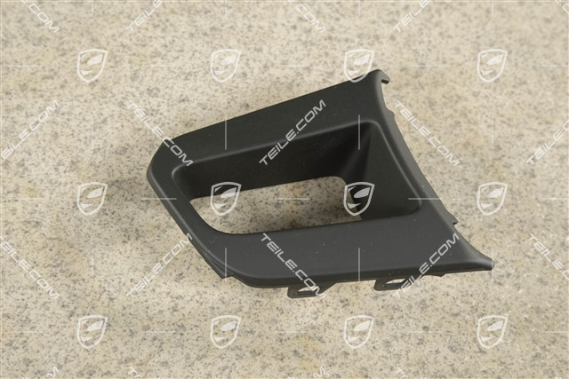 Blende, Hinten, Sportlenkrad, Schwarz, L
