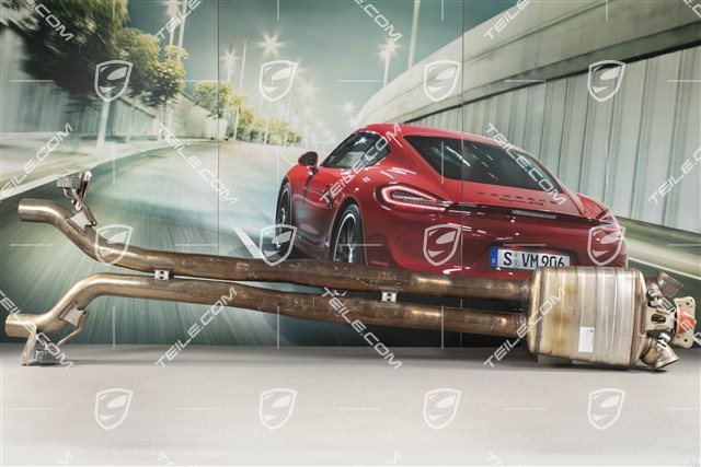 Front silencer, short wheelbase, Turbo
