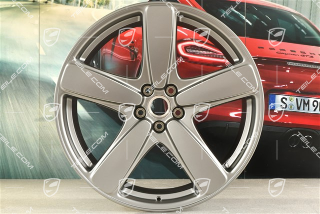 21-inch "Sport Classic" wheel rim, Platinum satin-matt, 9J x 21 ET26