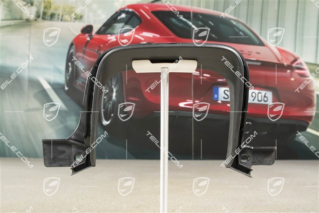 Tail pipe cover trim, Black matte, GTS/GT4, L
