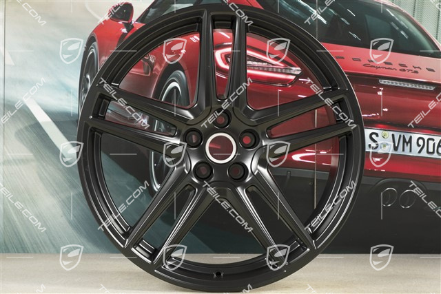 20" Felga "Macan Turbo", 9J x 20 ET26, CMS, czarny półmat