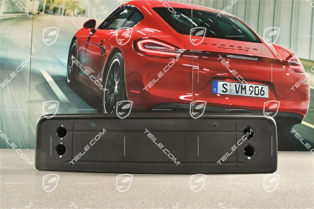GTS, Front bumper number plate support / bracket,  EU/ECE