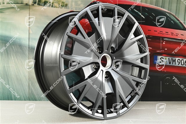 20" Felgensatz Turbo S Aero Design, 9J x 20 ET54 + 11J x 20 ET60, in Anthrazitgrau