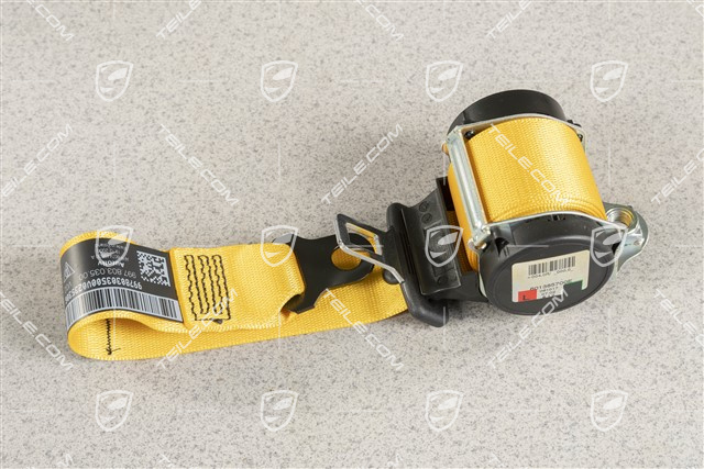 Pas bezpieczeństwa, cabrio, tył, żółty "speed yellow", L
