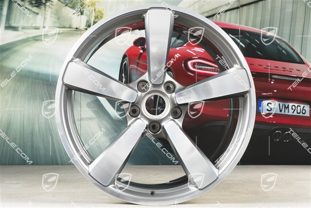 21" Felga Carrera Exclusive, 11,5J x 21 ET67, platynowy srebrny