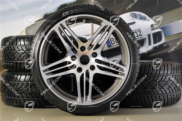 19-inch winter wheel set Turbo (4 wheels + 4 tyres),8,5J x 19 ET56 + 11J x 19 ET51, 235/35R19 + 295/30R19, with TPM
