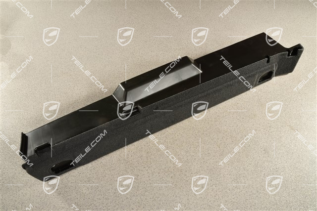Auflage, Kofferraum, velours, seitlich, Schwarz, R