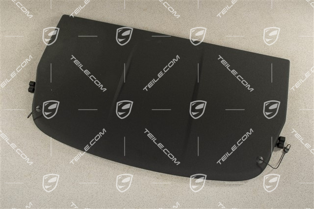 Coupe, Kofferraumabdeckung / Hutablage, Schwarz