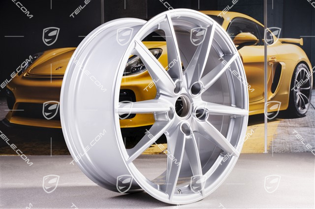 20"+21" Felgensatz Carrera S, Felgen 8,5J x 20 ET53 + 11J x 21 ET66, Brillantchromlack