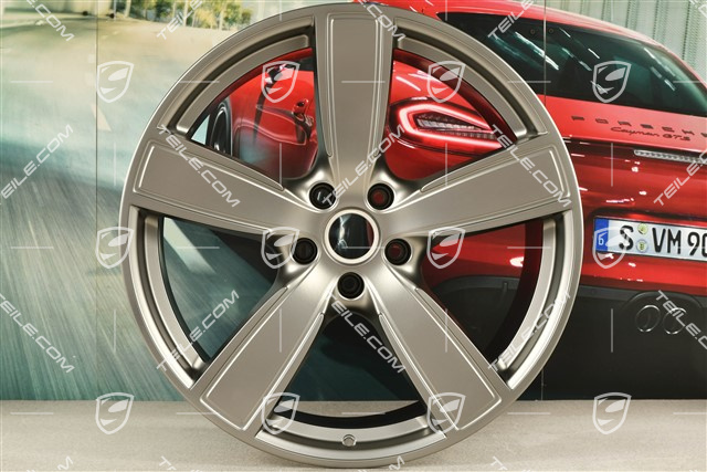 22" Felga Sport Classic, 11,5J x 22 ET52, platinum satynowy półmat