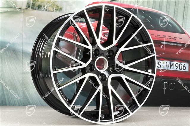 21" Felge Cayenne RS Spyder, 11J x 21 ET49, schwarz hochglanz