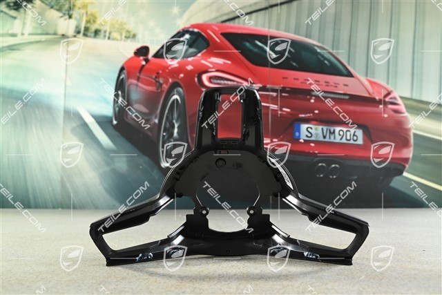 Cover trim rear for heated Steering wheel with paddles, Black