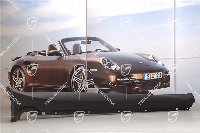 Schwellerblende, satin schwarz, GTS / GT2 / GT2 RS / GT3 RS, R Schwellerblende, satin schwarz, GTS / GT2 / GT2 RS / GT3 RS, R