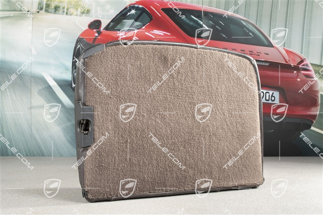 Back seat backrest, Cabrio, Leather, Cocoa, L