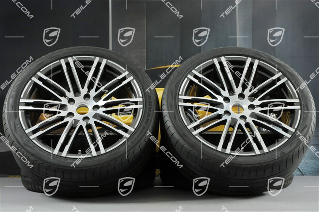21-inch summer wheels set Turbo III, rims 10Jx21 ET50 + Yokohama summer tyres 295/35R21 without TPMS