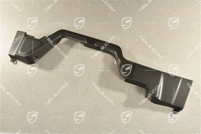Engine compartment cover, rear, centre, Black