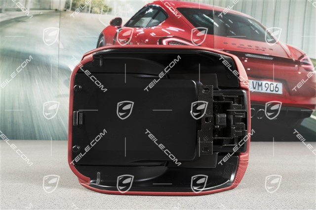 Armrest, centre console, inscription Turbo S, Carrera Red