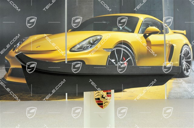 Front bumper spoiler, lower, Satin black, L Front bumper spoiler, lower, Satin black, L