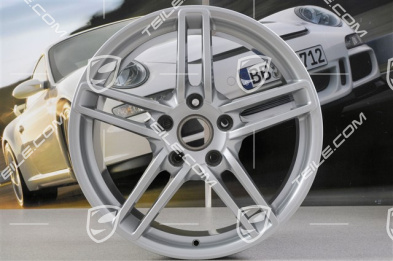 19" Felgensatz Carrera, 8,5J x 19 ET54 + 11J x 19 ET48, Brilliantsilber