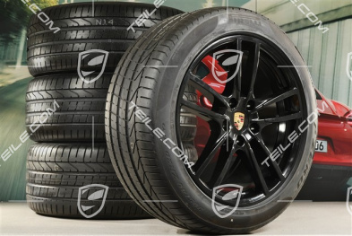 20-inch Cayenne Coupé Sport summer wheel set, rims 9J x 20 ET50 + 10,5J x 20 ET55 + NEW Pirelli P Zero summer tyres 275/45 R20 + 305/40 R20, with TPMS