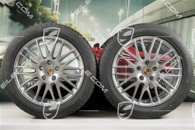 20" koła zimowe, komplet "RS Spyder Design" facelift 2014->, felgi 9J x 20 ET57 + opony zimowe Dunlop 275/45 R20, z czujnikami ciśnienia RDK