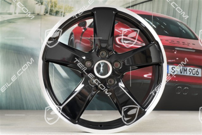 20" felga Sport Classic, 9,5J x 20 ET65, czarny wysoki połysk