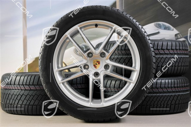 19-inch TURBO II winter wheel set, wheels 9J x 19 ET 60 + 10J x 19 ET61 + NEW tyres Continental, 255/45 R19+285/40 R19, without TPM