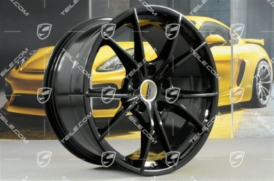 20" Komplet felg Carrera S IV, 8J x 20 ET57 + 10J x 20 ET45, czarny perłowy Jet Black metalik