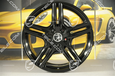 20-inch wheel rim Panamera Turbo, 10,5J x 20 ET71, for winter use, black high gloss