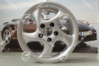 18" Komplet felg Turbo I, wydrążone ramiona, 8J x 18 ET52 + 10J x 18 ET65