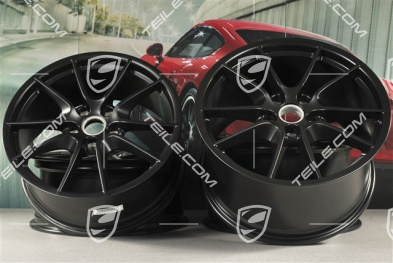 20" Komplet felg Carrera S (III), 8,5J x 20 RT51 + 11J x 20 ET70, czarny półmat satyna
