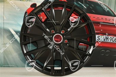 20-inch wheel rim Taycan Turbo S Aero Design, 9J x 20 ET54, in black satin-mat