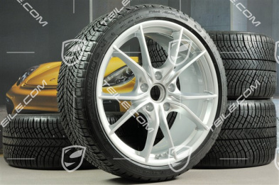 20" Winterräder Satz Carrera S (IV), Felgen 8,5J x 20 ET49 + 11J x 20 ET78 + Michelin Pilot Alpin PA4 N1 Winterreifen 245/35 R20 + 295/30 R20
